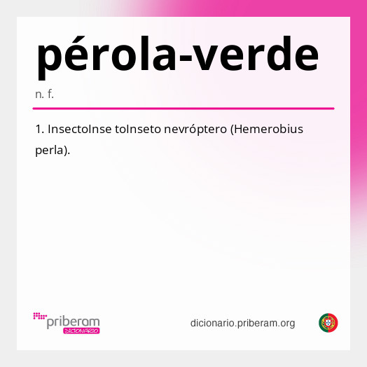 Significado de pérola-verde