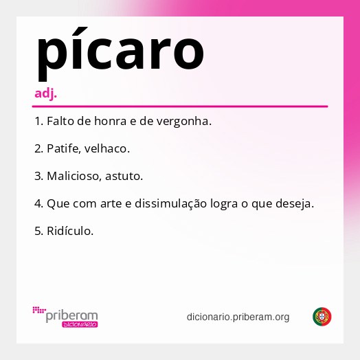 Significado de pícaro