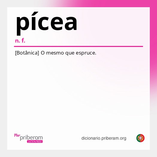 Significado de pícea