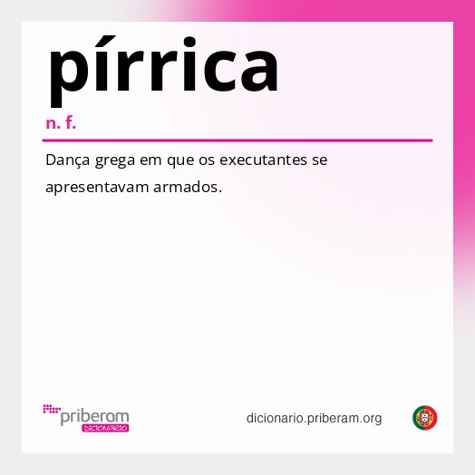 Significado de pírrica