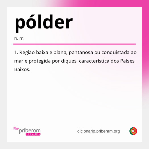 Significado de pólder