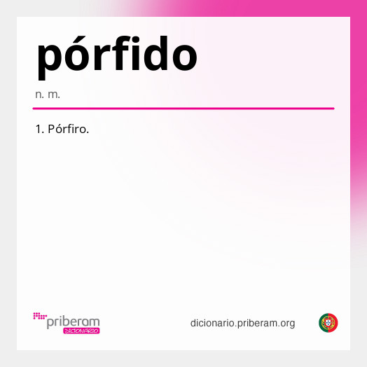 Significado de pórfido