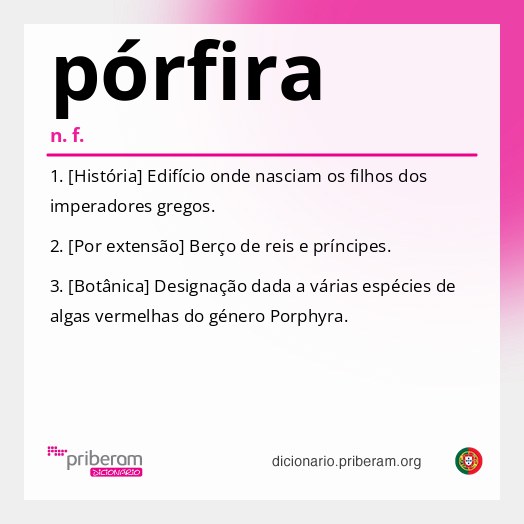 Significado de pórfira
