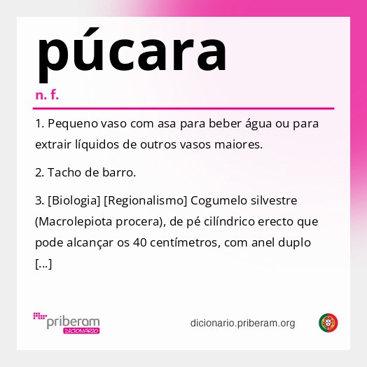 Significado de púcara