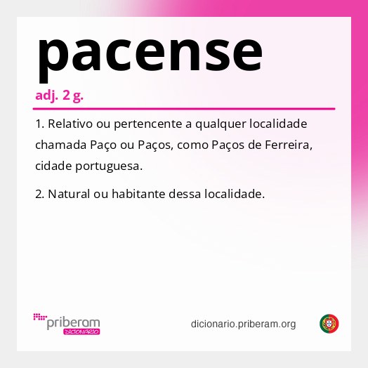 Significado de pacense