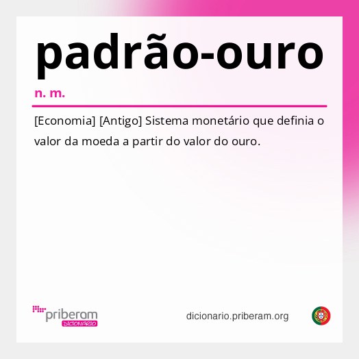 Significado de padrão-ouro
