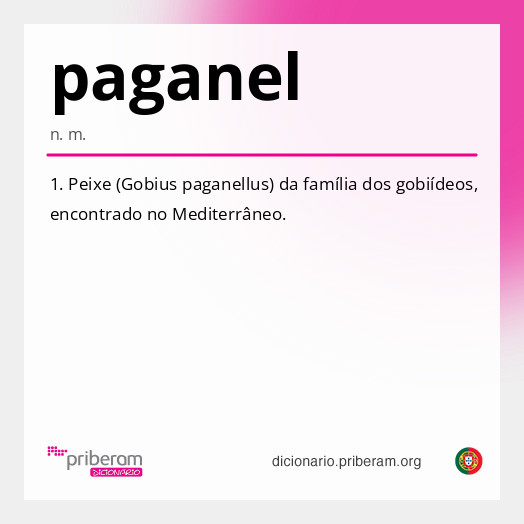Significado de paganel