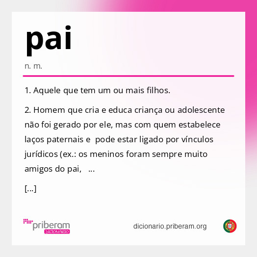 Significado de pai