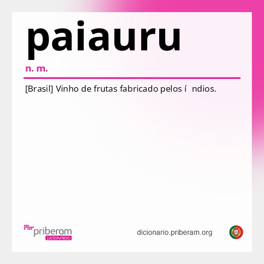 Significado de paiauru