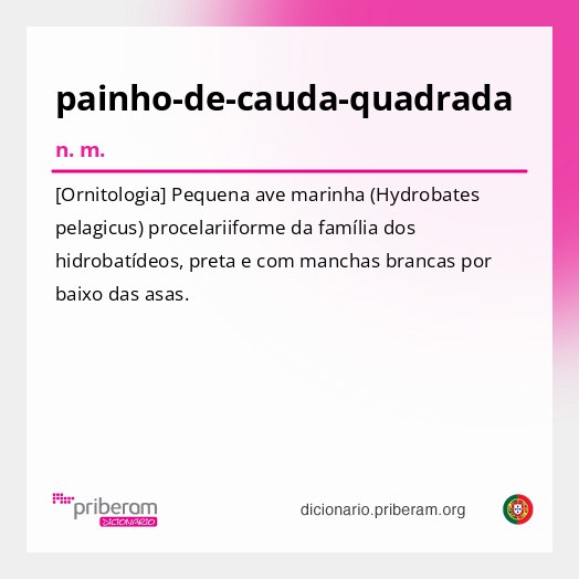 Significado de painho-de-cauda-quadrada
