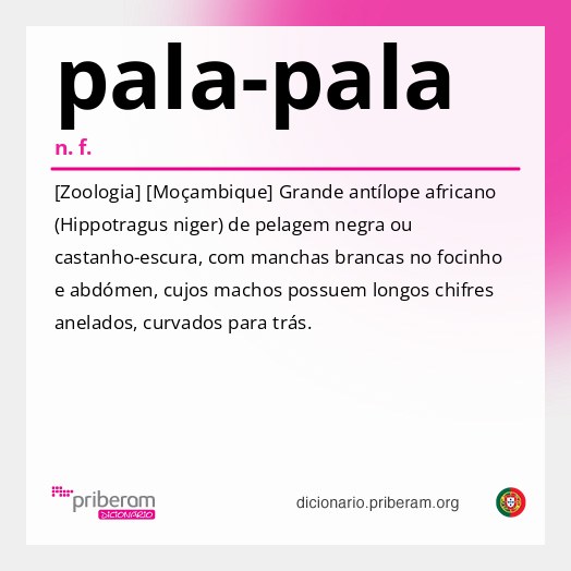 Significado de pala-pala
