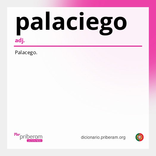 Significado de palaciego