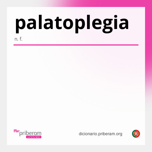 Significado de palatoplegia