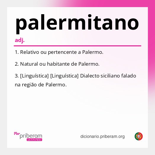 Significado de palermitano