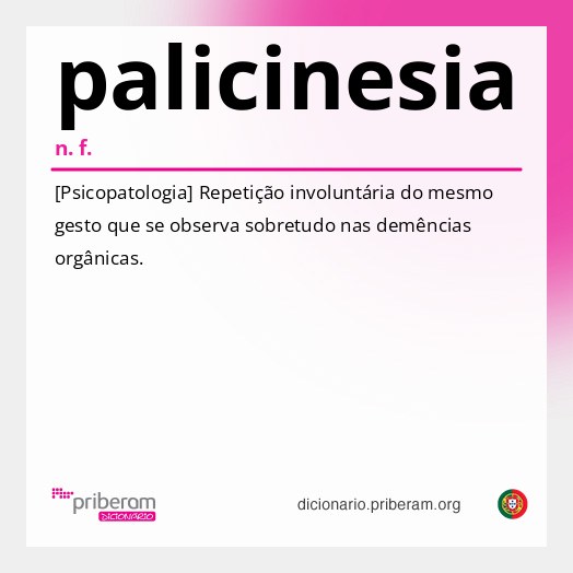 Significado de palicinesia