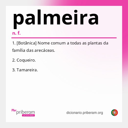 Significado de palmeira
