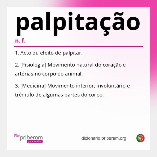 Significado de palpitação