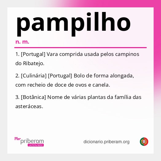 Significado de pampilho