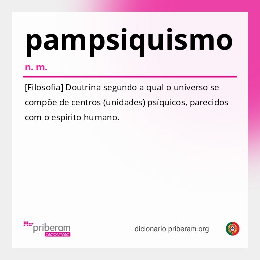 Significado de pampsiquismo
