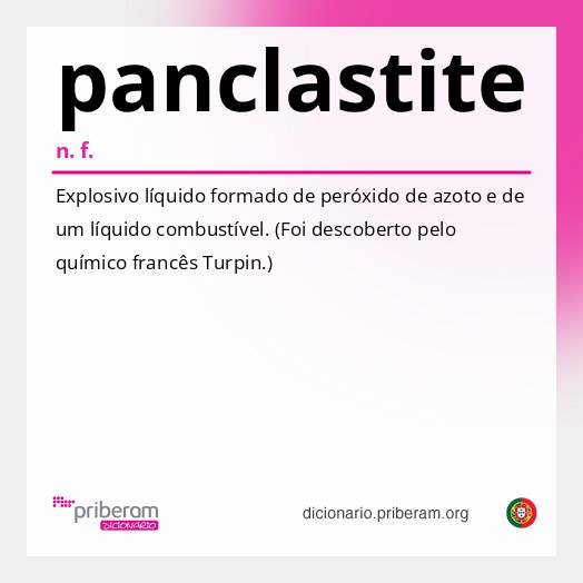 Significado de panclastite