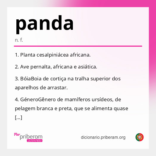 Significado de panda