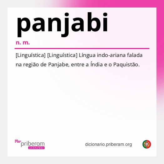 Significado de panjabi