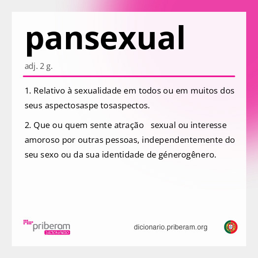 Significado de pansexual