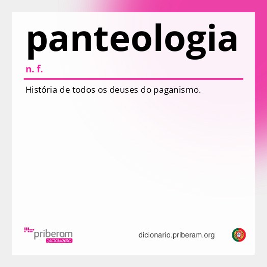 Significado de panteologia