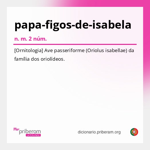 Significado de papa-figos-de-isabela