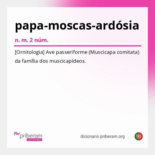 Significado de papa-moscas-ardósia