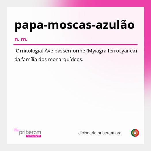 Significado de papa-moscas-azulão