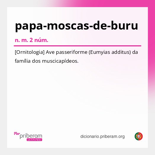 Significado de papa-moscas-de-buru