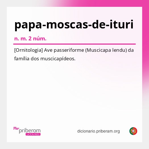 Significado de papa-moscas-de-ituri