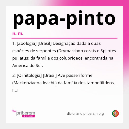 Significado de papa-pinto