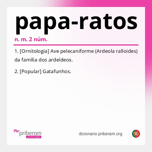 Significado de papa-ratos