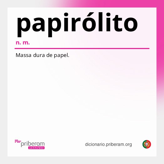 Significado de papirólito