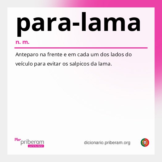 Significado de para-lama