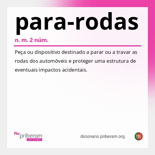 Significado de para-rodas