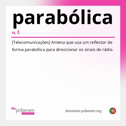 Significado de parabólica