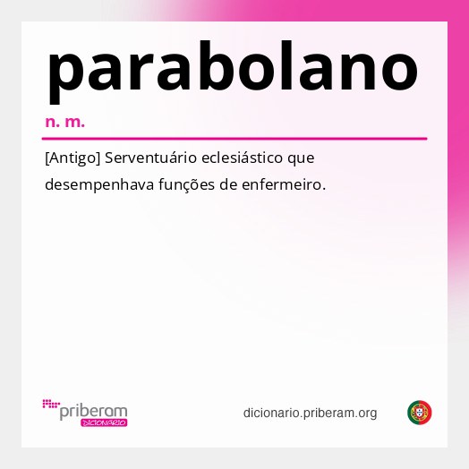 Significado de parabolano