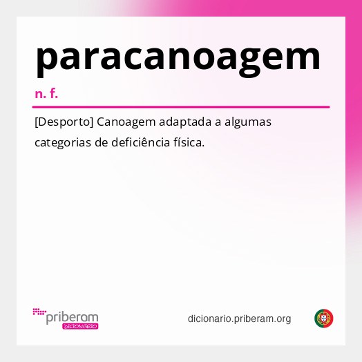 Significado de paracanoagem