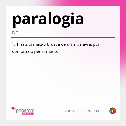 Significado de paralogia