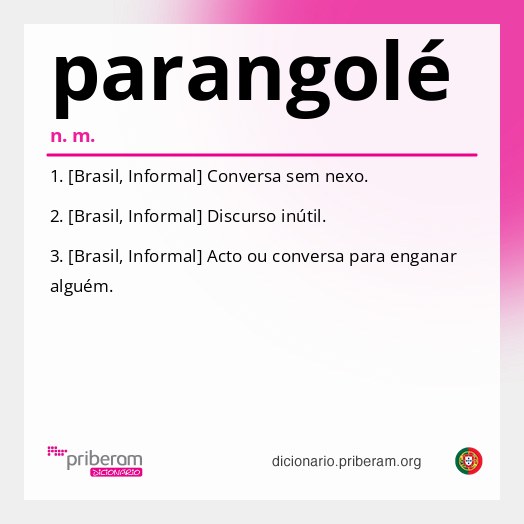 Significado de parangolé