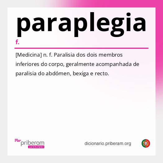 Significado de paraplegia