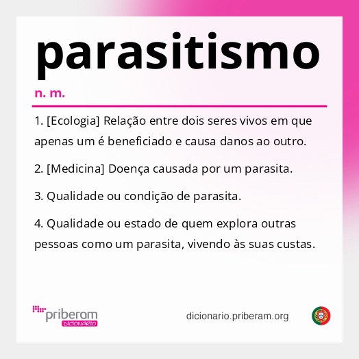 Significado de parasitismo