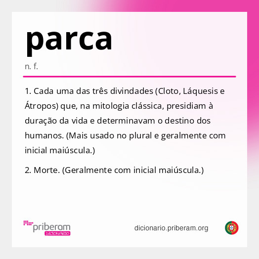 Significado de parca