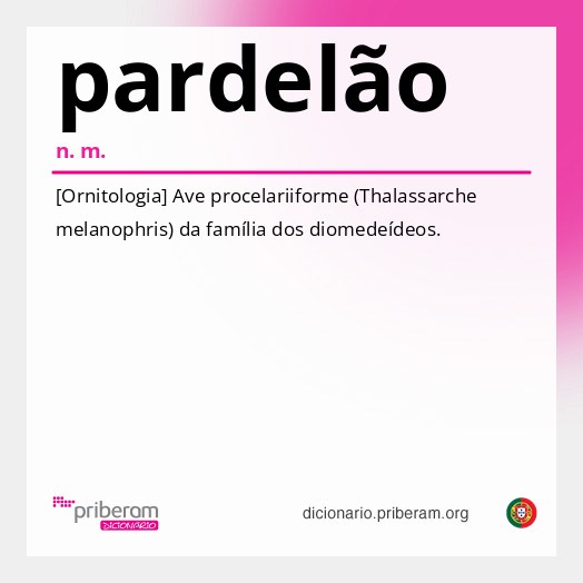 Significado de pardelão
