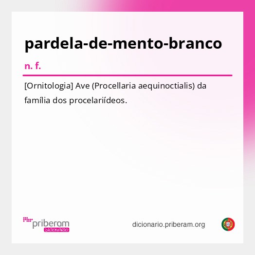 Significado de pardela-de-mento-branco