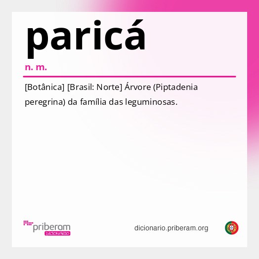 Significado de paricá