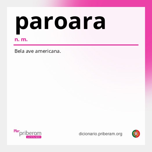 Significado de paroara